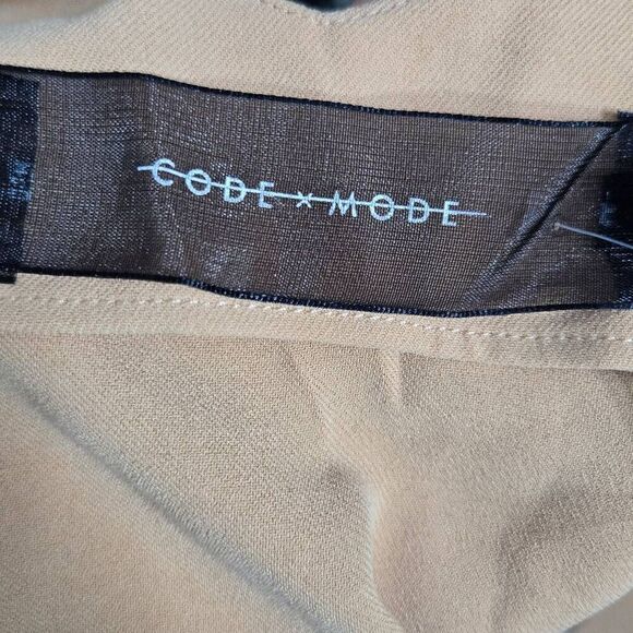 Code X Mode Top Size Button Front Sleeveless Blouse Tank - Picture 5 of 6